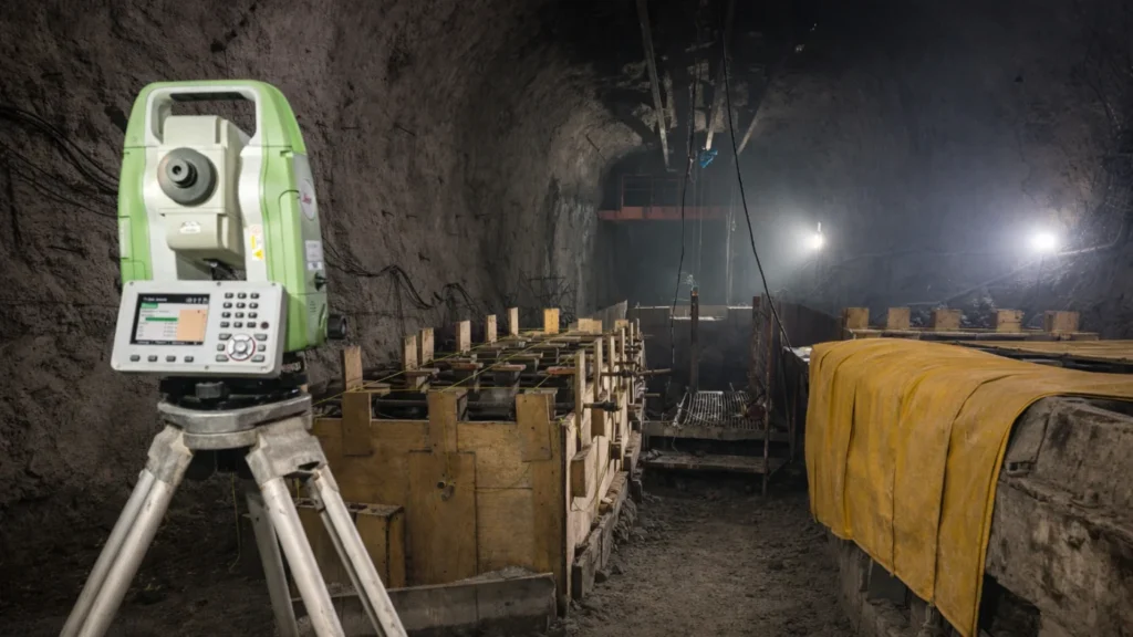 Инженеры TEC на производственном объекте, горный инжиниринг