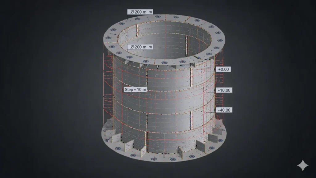 Крепление горной выработки, анкерование, торкретирование
